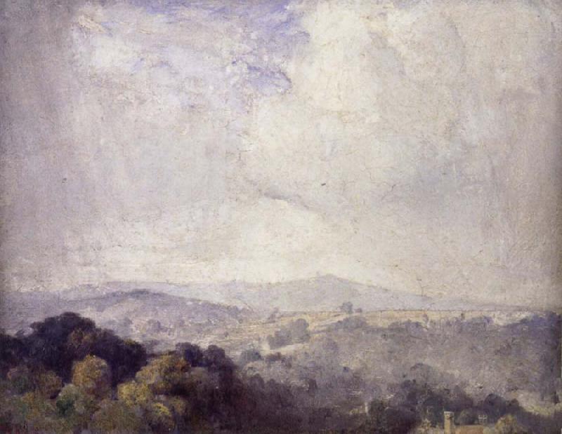 Tom roberts Harrow Hill oil painting picture
